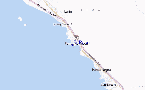 El Paso location map