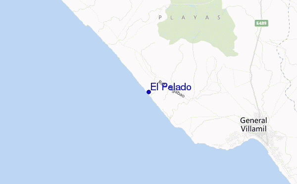 El Pelado location map
