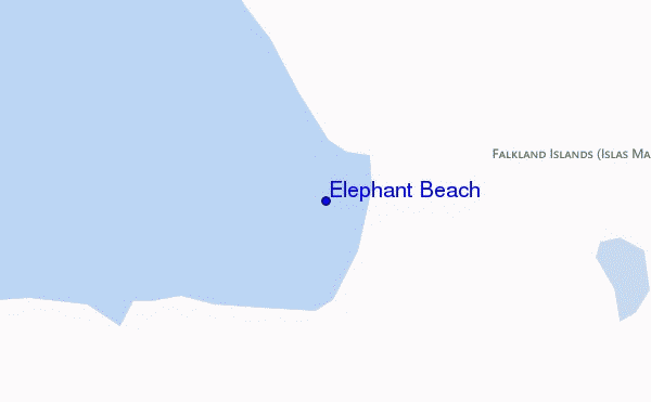 Elephant Beach location map