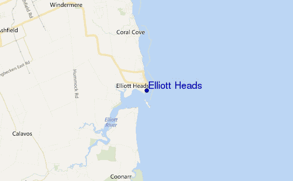 Elliott Heads location map