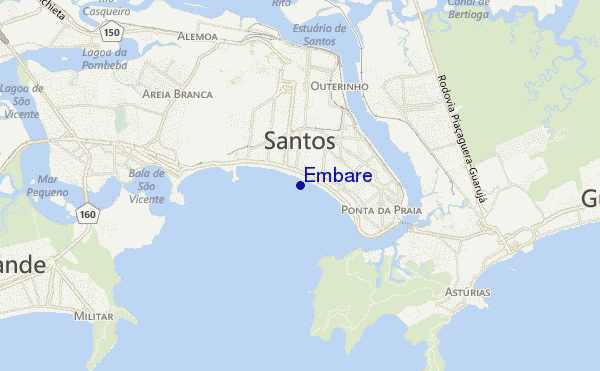 Embare location map