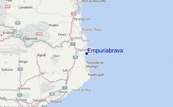 Empuriabrava Surf Forecast and Surf Reports (Catalunia, Spain)