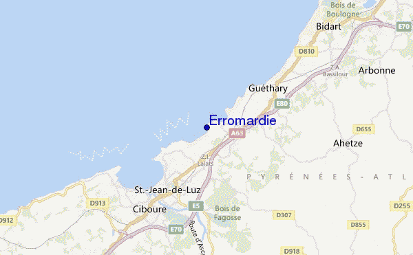 Erromardie location map