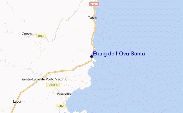 Etang de l'Ovu Santu location map