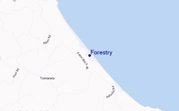 Forestry location map