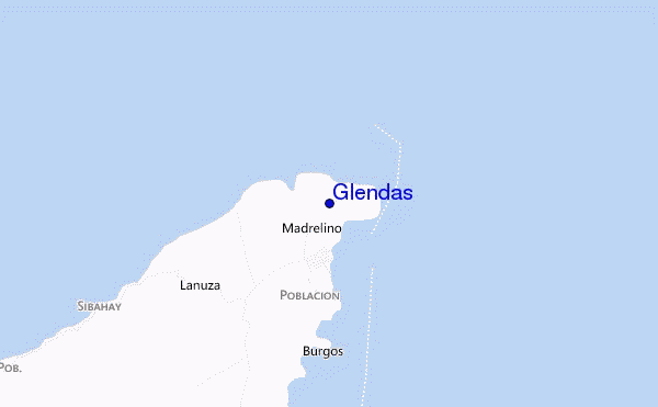 Glendas location map