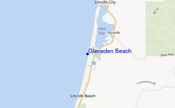 Gleneden Beach location map