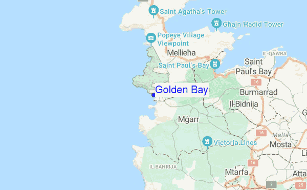 Golden Bay location map