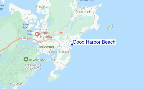 Good Harbor Beach location map