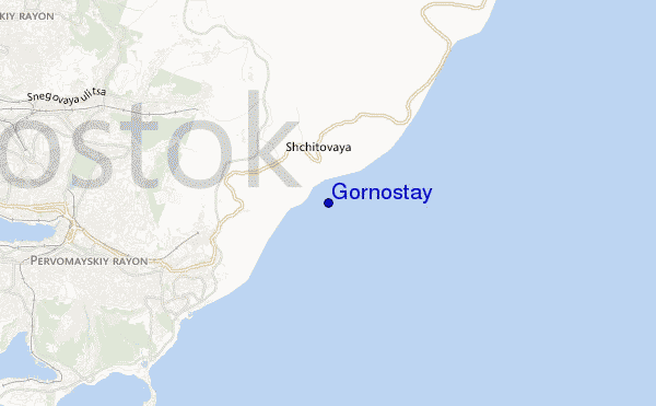 Gornostay location map