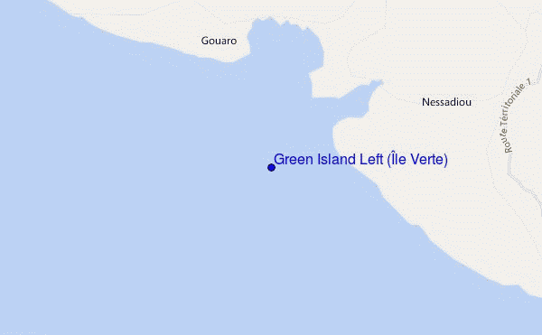 Green Island Left (Île Verte) location map