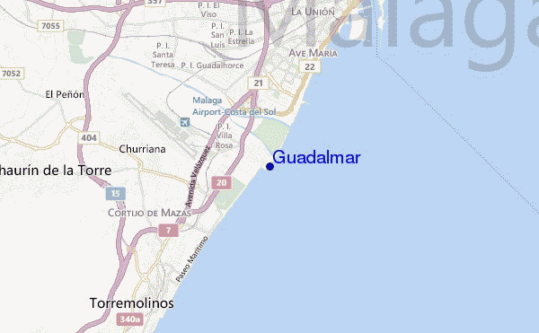 Guadalmar location map