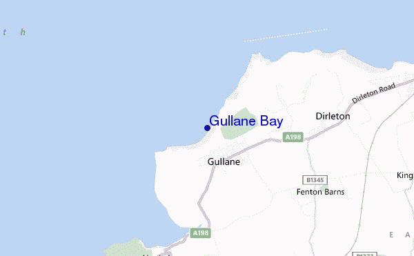 Gullane Bay location map