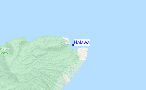 Halawa location map