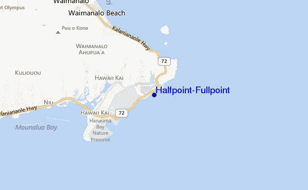 Halfpoint/Fullpoint location map
