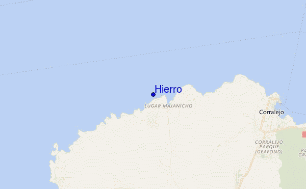 Hierro location map