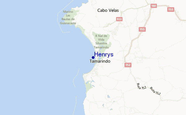 Henrys location map