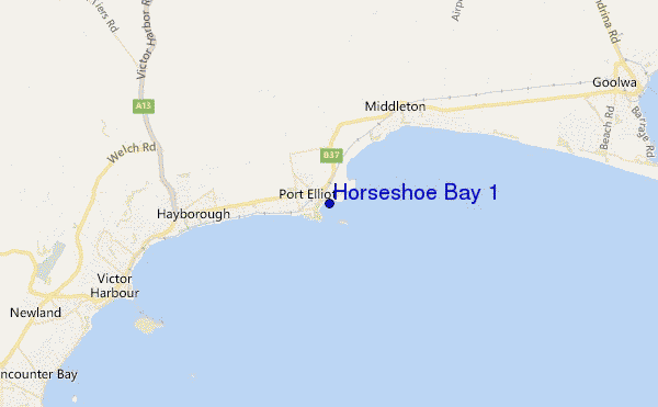 Horseshoe Bay 1 location map