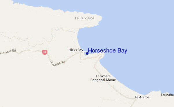 Horseshoe Bay location map