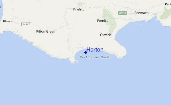 Horton location map
