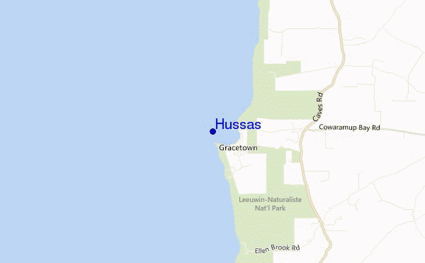 Hussas location map