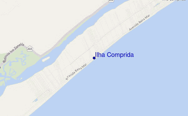Ilha Comprida location map