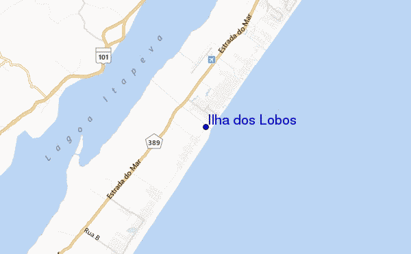 Ilha dos Lobos location map