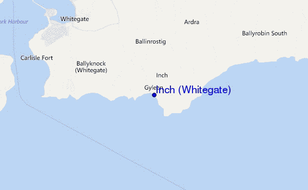 Inch (Whitegate) location map