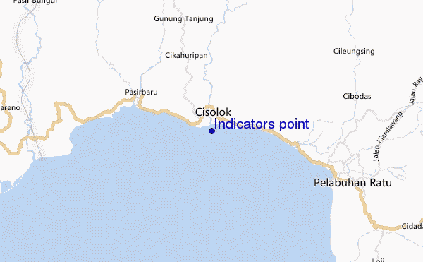 Indicators point location map