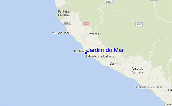 Jardim do Mar location map