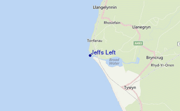 Jeffs Left location map