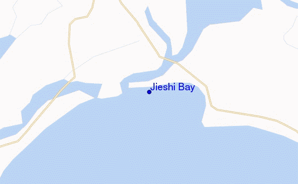 Jieshi Bay location map