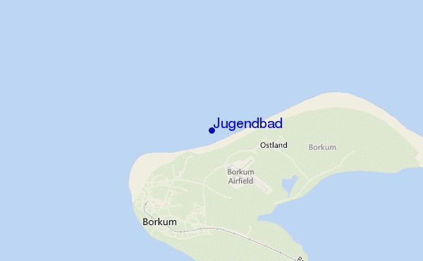 Jugendbad location map