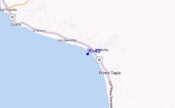 K-40 location map