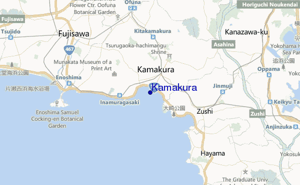 Kamakura location map
