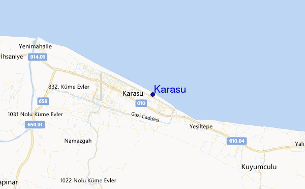 Karasu location map
