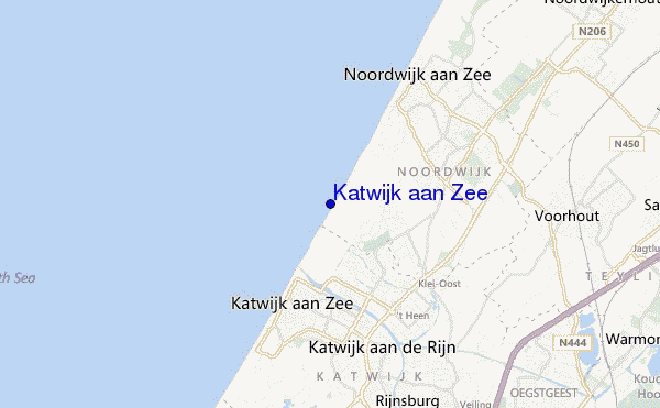 Katwijk aan Zee location map