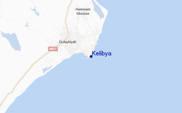 Kelibya location map