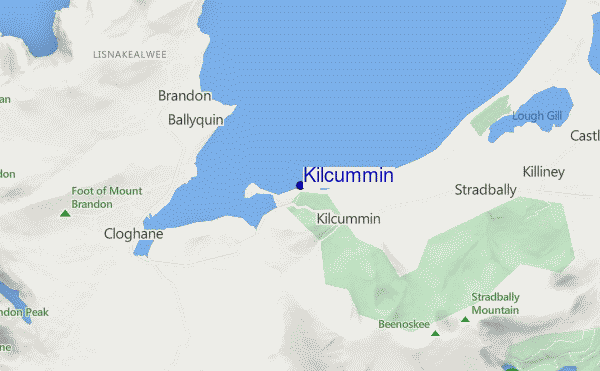 Kilcummin location map