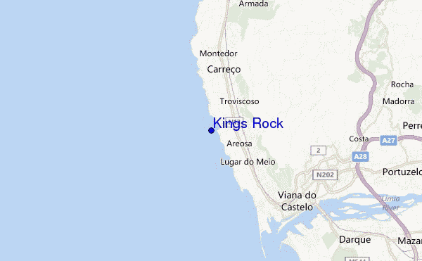 Kings Rock location map