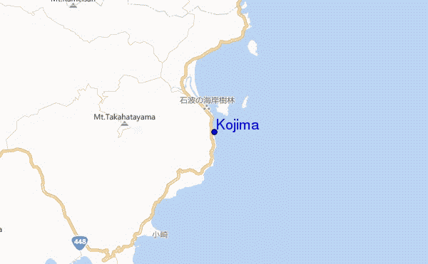 Kojima location map