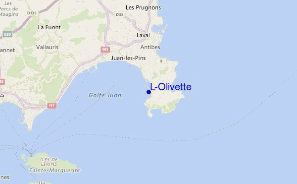 L'Olivette location map