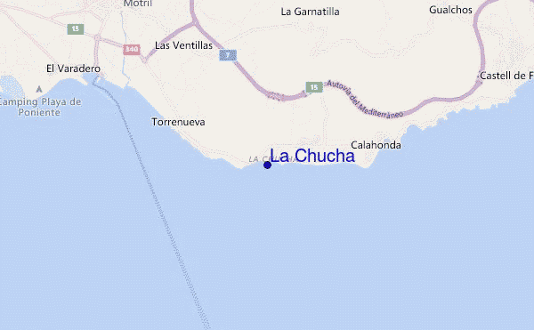 La Chucha location map