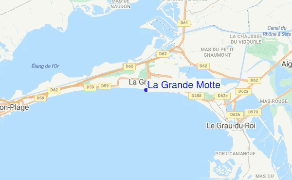 La Grande Motte location map