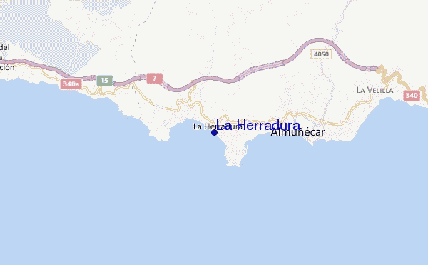 La Herradura location map