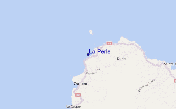 La Perle location map