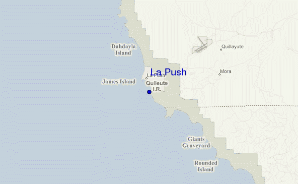 La Push location map