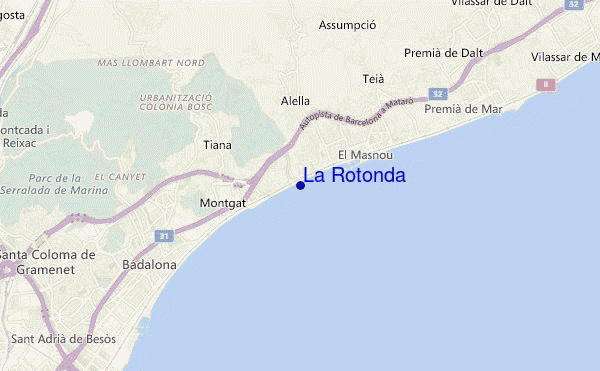 La Rotonda location map