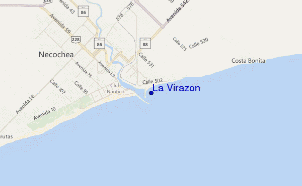 La Virazon location map