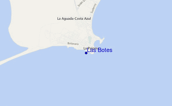 Las Botes location map